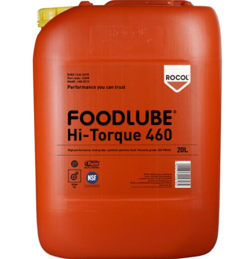 ROCOL高性能全合成齿轮油FOODLUBE Hi-Torque 460