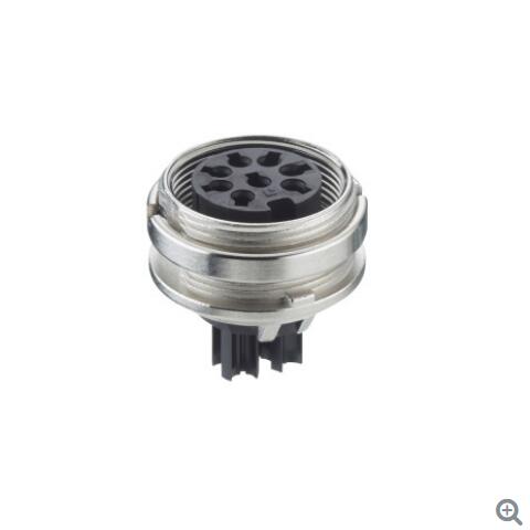 Lumberg用于接收压接触点底盘插座KGR