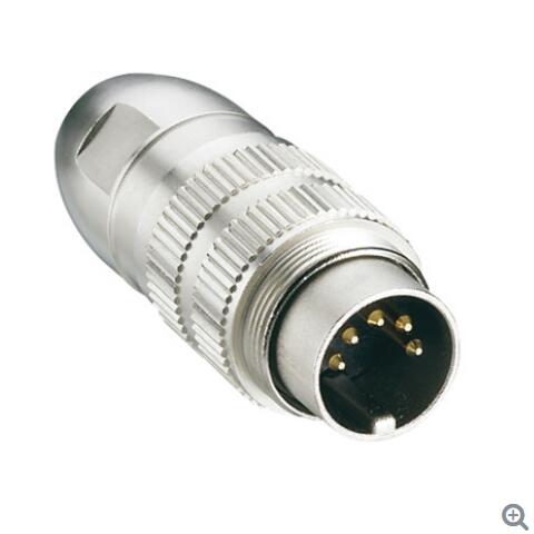 Lumberg带螺纹接头和焊接端子的插头0332