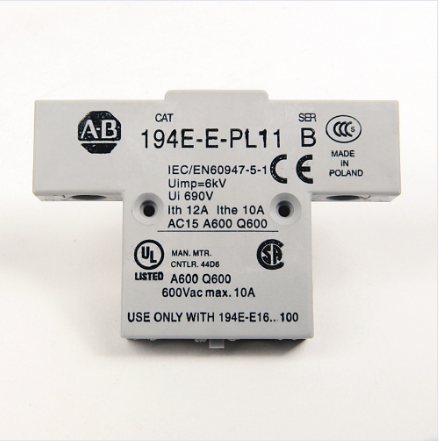 Allen‑Bradley罗克韦尔辅助触点块194E-E-PL11